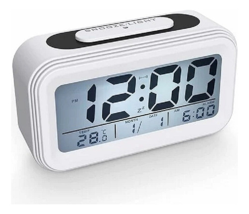 Reloj Despertador  Con Pantalla Led Lcd Fecha Y Temperatura