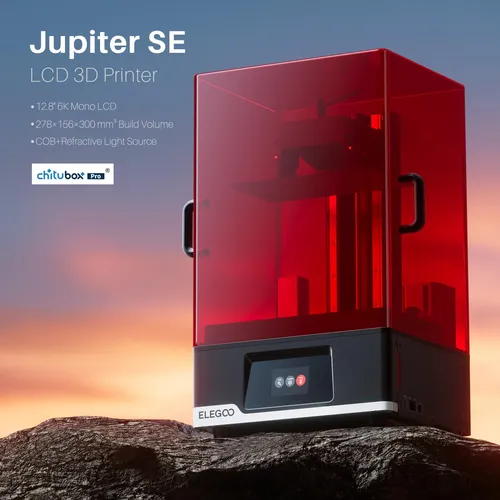 Impresora 3d Elegoo Jupiter Se 6k Lcd 277x156x300mm