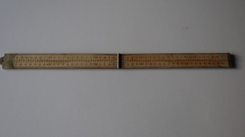 Regla Madera Rabone N° 7 ,herramientas Antiguas. (Usado)