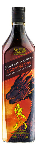 Johnnie Walker Game of Thrones Blended Scotch A Song of Fire Reino Unido 750 mL