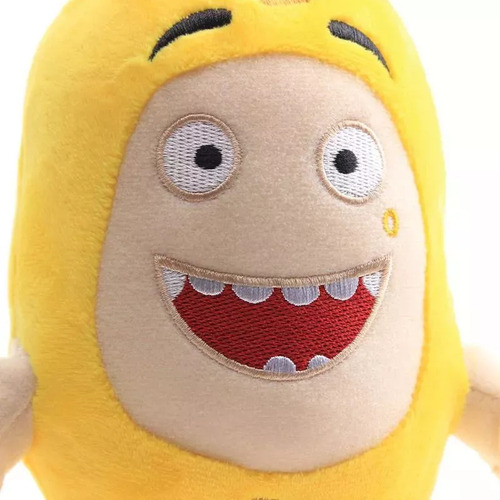 Q Peluche Soft Oddbods De 18 Cm Con El Logotipo De Newt