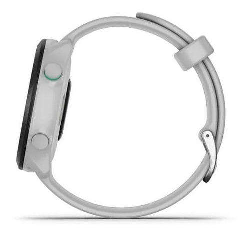 Reloj De Pulsera Inteligente Garmin Forerunner 55 Unisex Color de la correa Blanco Color del bisel Negro Color del fondo Negro
