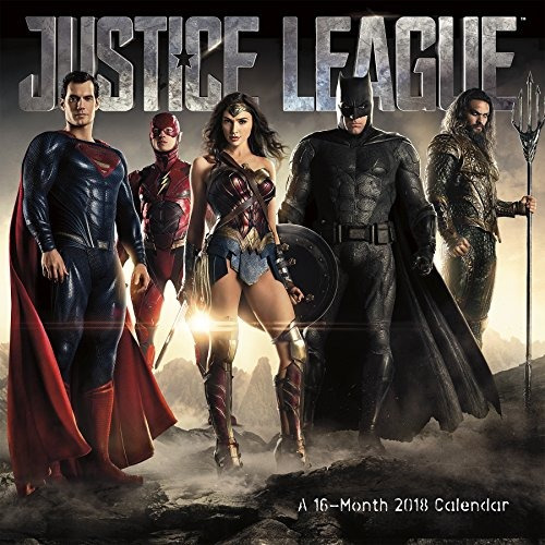 I La Liga De La Justicia (pelicula) 2018 Mini Calendario
