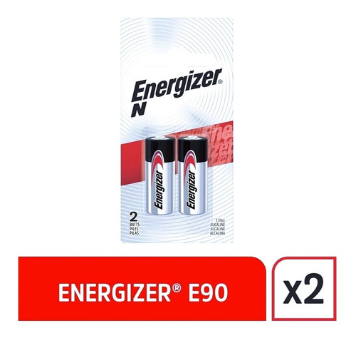 Imagen 10 de 10 de Pilas E90 Energizer Alcalina Blister X2 Un. Pila Especial