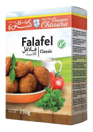 Imagen 1 de 3 de Falafel Chtaura Vegano X 200g Importado Libano