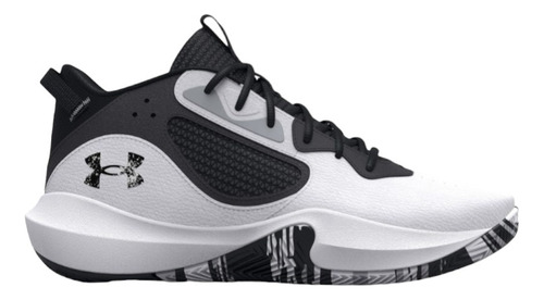 Zapatilla Basketball Hombre Under Armour Lockdown 6 Blanco