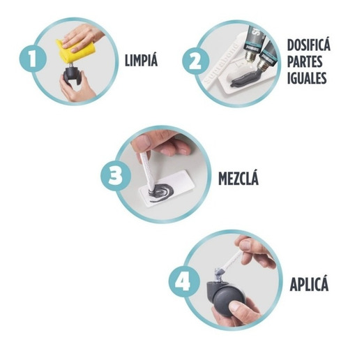 Imagen 3 de 9 de Superadhesivo Suprabond 2 Componentes Con Acero En Polvo 25g