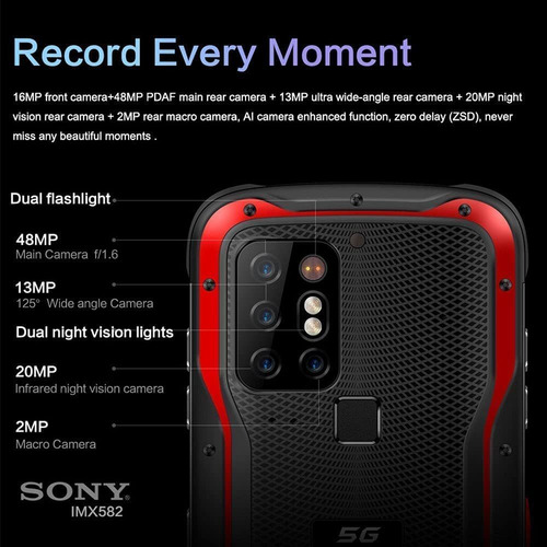 Conquest S20 Atex - Celular Resistente Conexión 5g Gps Wifi