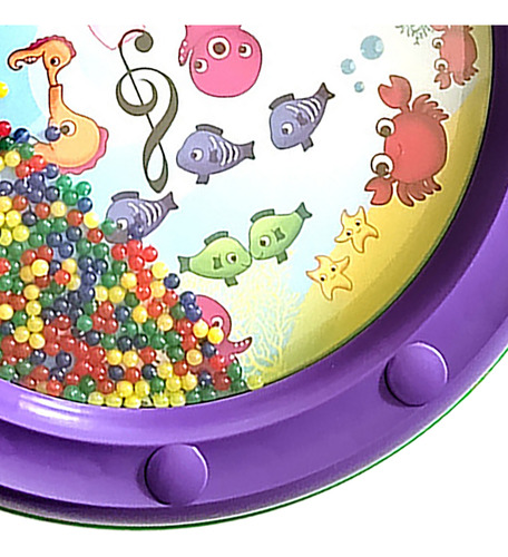 Sea Sound Drum Bead Ocean Plastic Educational Gentle Ocean