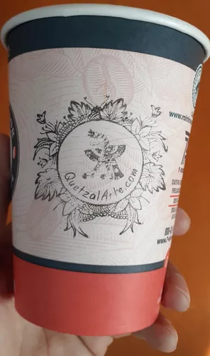 Sello logotipo para personalizar vasos de papel