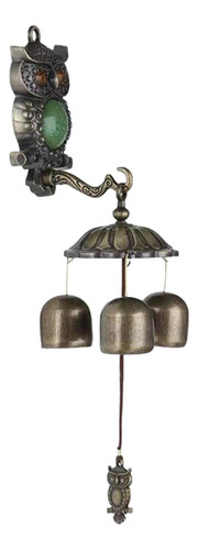 Owl Wind Chimes Retro Adornos Decoración Única Para