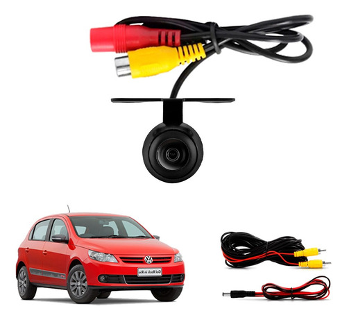 Camera De Ré Borboleta Hd Volkswagen Gol G5 2011 2012