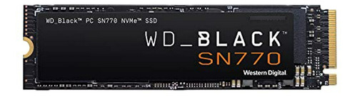 Ssd Wd_black 500gb Sn770 Nvme - Pcie Gen4, M.2 2280, 4,000 M