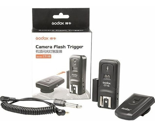 Rádio Flash Godox Ct-16 Transmissor E Receptor Canon, Nikon