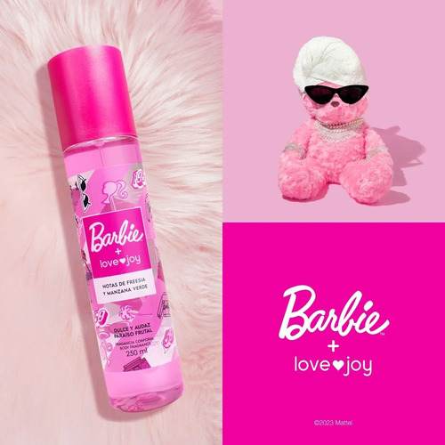 Body Mist Fragancia Mujer Barbie Love Joy By Bioscents 250ml