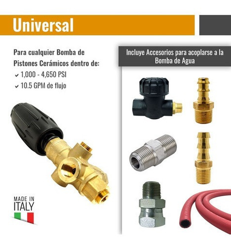 Imagen 2 de 6 de Combo De Accesorios Para Bomba Industrial Hidrolavadora