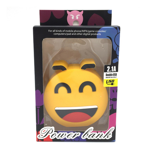 Imagen 3 de 6 de Carga Portátil, 2.1a Doble Usb, En Caja, Varios Diseños