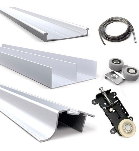 Kit Frente Placard 4mts Aluminio  Grupo Euro Super Oferta!!