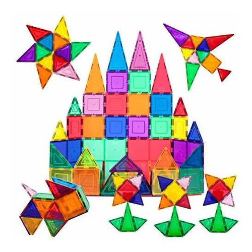 Picassotiles Set De Bloques Construccion Magneticos