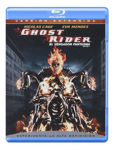 Ghost Rider El Vengador Fantasma | Blu Ray Película Nuevo