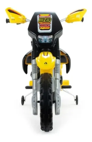 Moto Cross Eléctrica Infantil Injusa Thundermax Amarillo