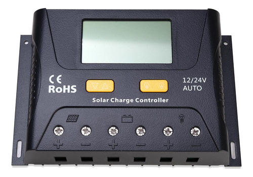 Controlador Solar Pwm 5 Automatico Pantalla Lcd Para