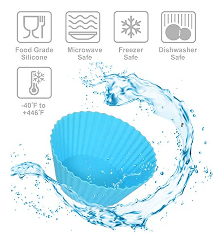 Fundas De Silicona Para Cupcakes Estándar Bakerpan, 24