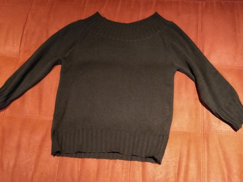 Sweter Color Negro Hilo Talle S Usado (quilmes)