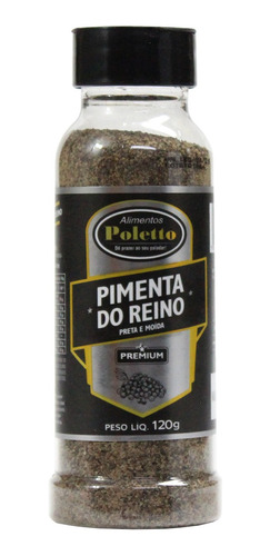 Pimenta Do Reino Moída Premium 120g