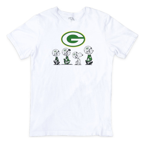 Playera Green Bay Packers. Nfl. Empacadores. Americano Verde