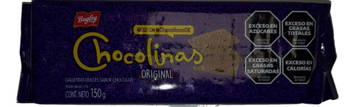 Galletita Chocolinas sin sal 170 g