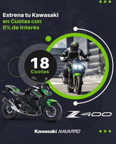 Imagen 2 de 15 de Kawasaki Z400- 18cuotas Fijas Sin Interés En Pesos! En Stock