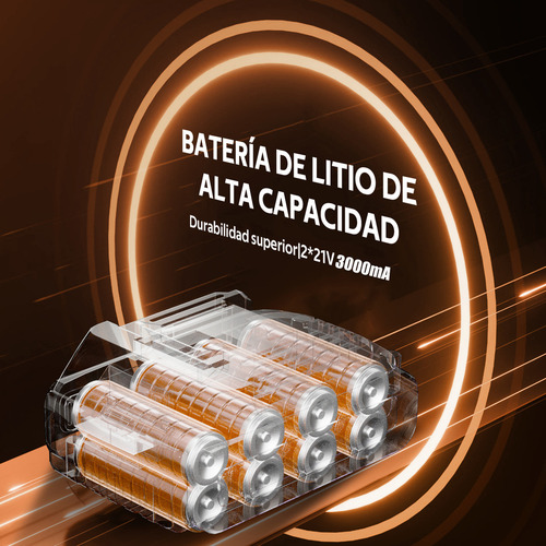 kit Taladros Impacto Percutor Sin Escobillas C/2 Baterias,con función de rotomartillo,Alta velocidad broca para hormigón