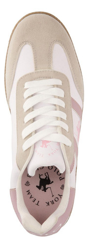 Sneaker Preparatoria Z80707ve Bimaterial Logo Grabado Club