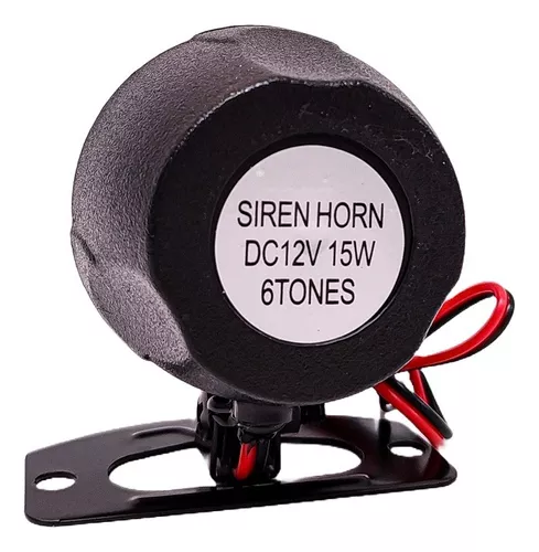 Sirena para alarma de alta potencia con 6 tonos - EVER SAFE®