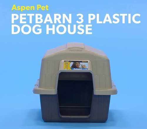 Casa De Perro Para Exterior Grande De Plástico Petbarn I I I