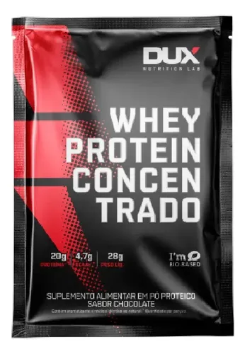 Whey Concentrado Chocolate Branco Sachê 30g Dux