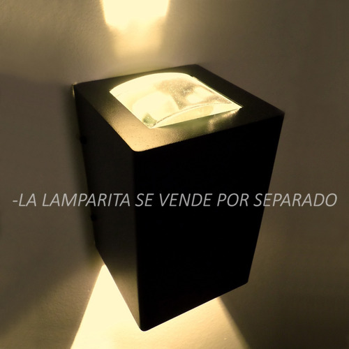 Baliza Señalizadora Bidireccional De Pared Exterior Pack X12