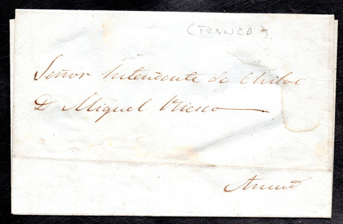 Carta Historica, Obispo De Ancud A Intendente De Chiloe 1851