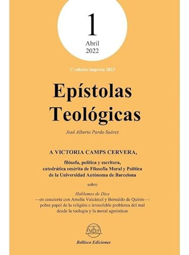 Epistolas Teologicas 1 - A Victoria Camps Cervera - Pardo Su