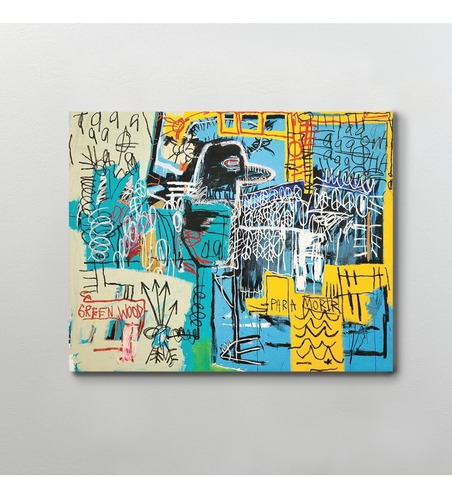Cuadro Canvas Arte Jean-michel Basquiat Arte Moderno Street