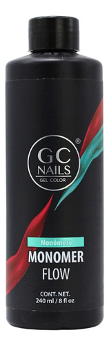 Monómero Líquido Para Uñas Acrílicas 8oz 240ml, Gc Nails Color Transparente