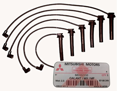 Cables De Bujias Mitsubishi Galant - Mx - Mf 2.5 6v Garantía
