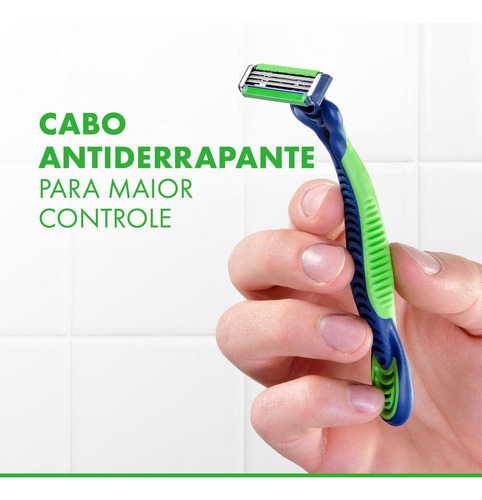 Aparelho De Barbear Prestobarba 3 Gillette Sensitive 8 Unid