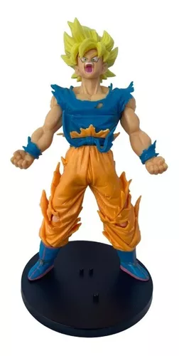 Boneco Dragon Ball Super Goku SSJ - Goku SSJ1 17cm Cabelo Amarelo