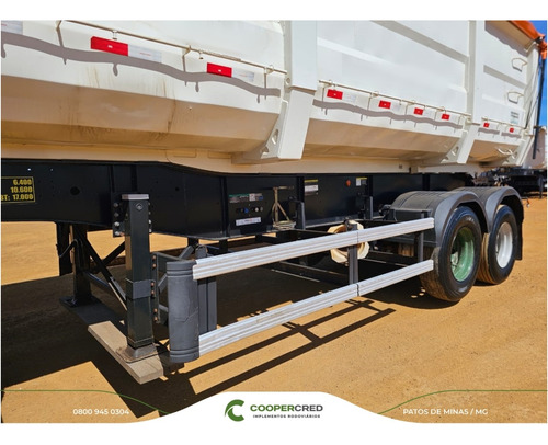 Carreta Rodocaçamba Randon 35m³ 22/22 C/ Lona Fácil 6 Eixos