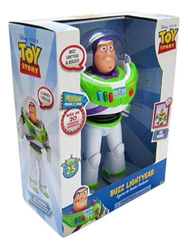 Toy Buzz Lightyear 25 Aniversario Electrónico Gigante Españo (Usado)