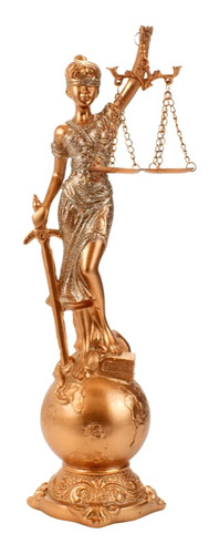 Estátua Deusa Da Justiça  Símbolo Direito Themis 40 Cm