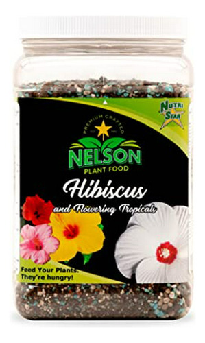 Fertilizante Nelson Nutristar Para Hibiscos, Compatible Con 