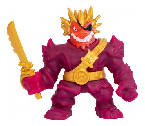 Goo Jit Zu Heroes Cursed Ofthe Sea Blazadragon Revela Rostro Color Rojo